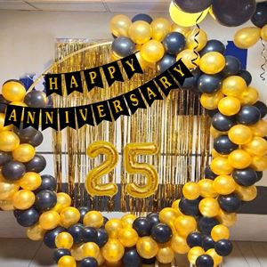 25th Anniversary Decoration-balloon-decoration-chandigarh
