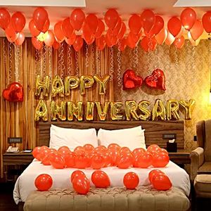 Decorate the anniversary room-balloon-decoration-chandigarh